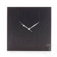 Wall clock MIX BLACK